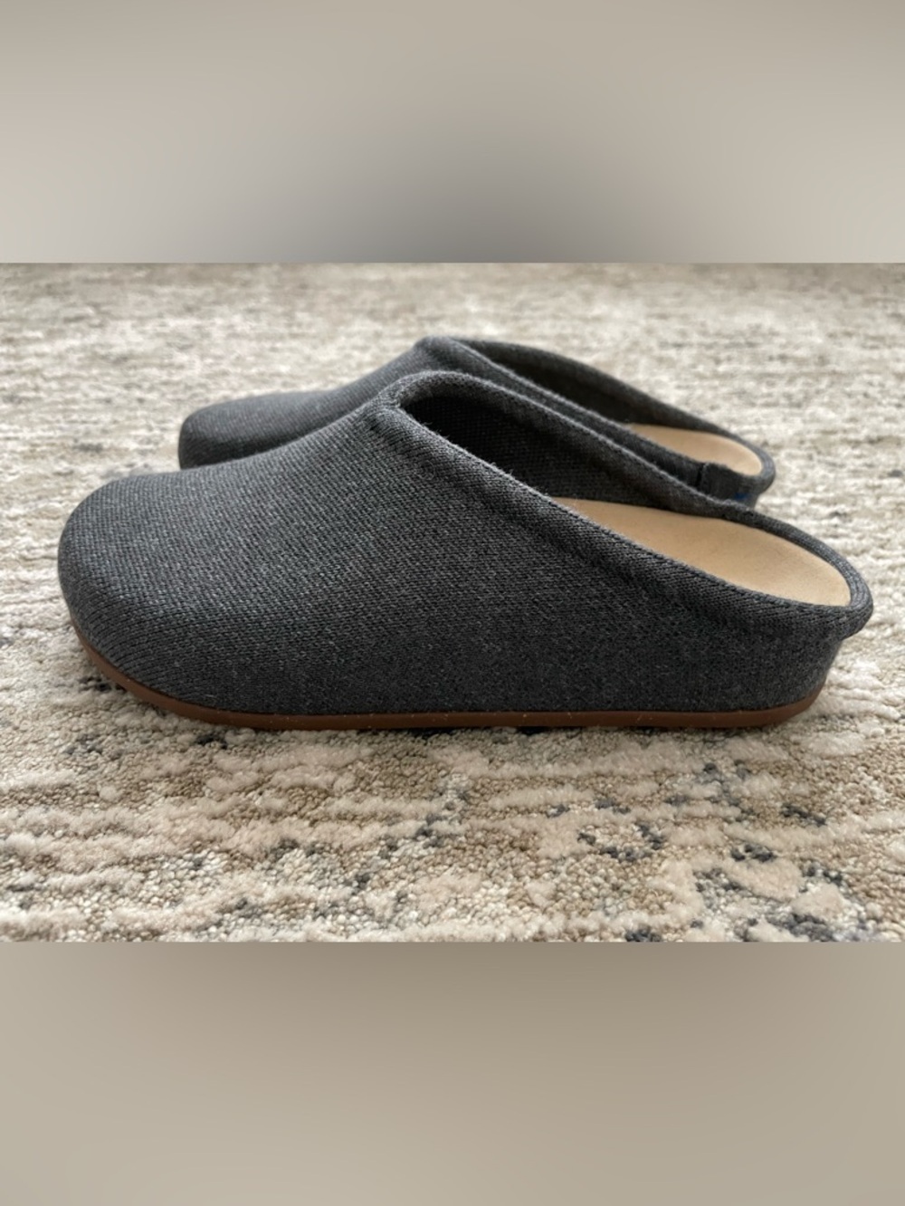 Rothy's The Casual Clog Shoes Merino Wool Medium Gray Size‎ 7 - Picture 4 of 10